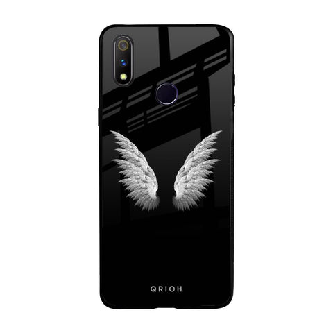 White Angel Wings Glossy Case for Realme 3 Pro