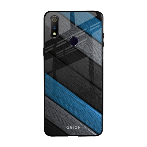 Multicolor Wooden Effect Glossy Case for Realme 3 Pro