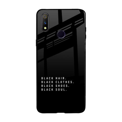 Black Soul Glossy Case for Realme 3 Pro