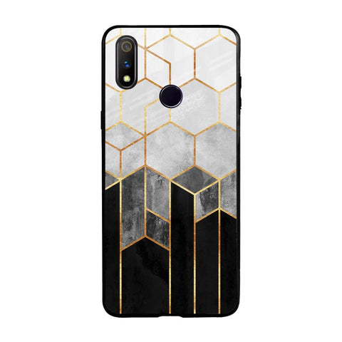 Tricolor Pattern Glossy Case for Realme 3 Pro