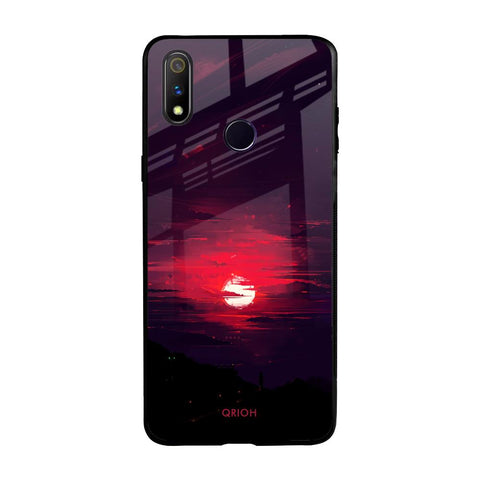 Morning Red Sky Glossy Case For Realme 3 Pro