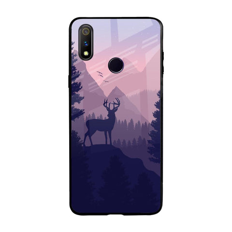 Deer In Night Glossy Case For Realme 3 Pro
