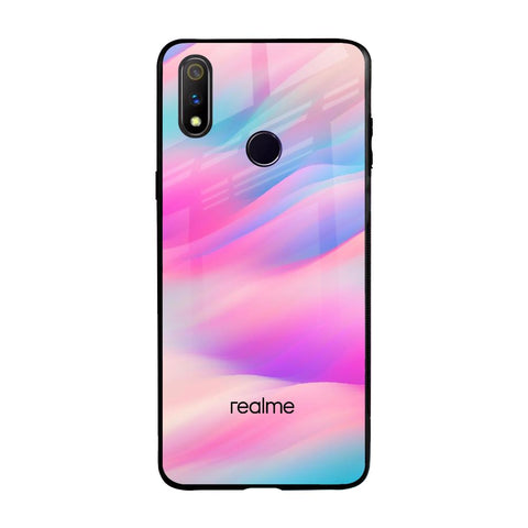 Colorful Waves Glossy case for Realme 3 Pro