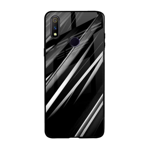 Black & Grey Gradient Glossy Case For Realme 3 Pro