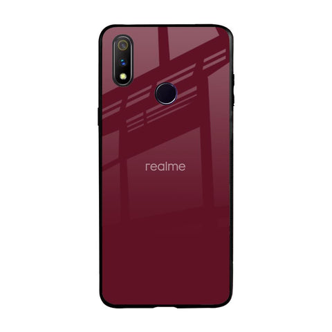Classic Burgundy Glossy Case for Realme 3 Pro