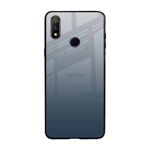 Smokey Grey Color Glossy Case For Realme 3 Pro