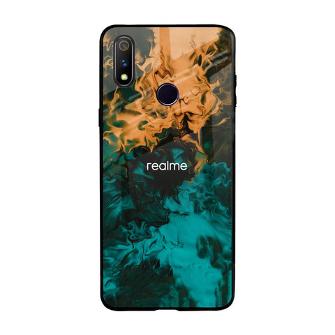 Watercolor Wave Glossy Case for Realme 3 Pro