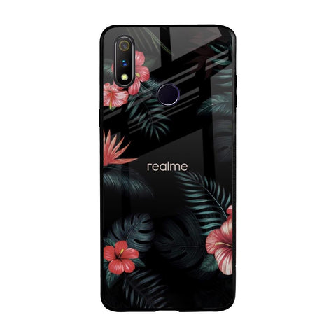 Tropical Art Flower Glossy Case for Realme 3 Pro