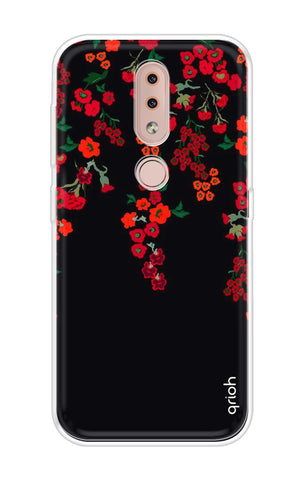 Floral Deco Soft Cover For Nokia 4.2