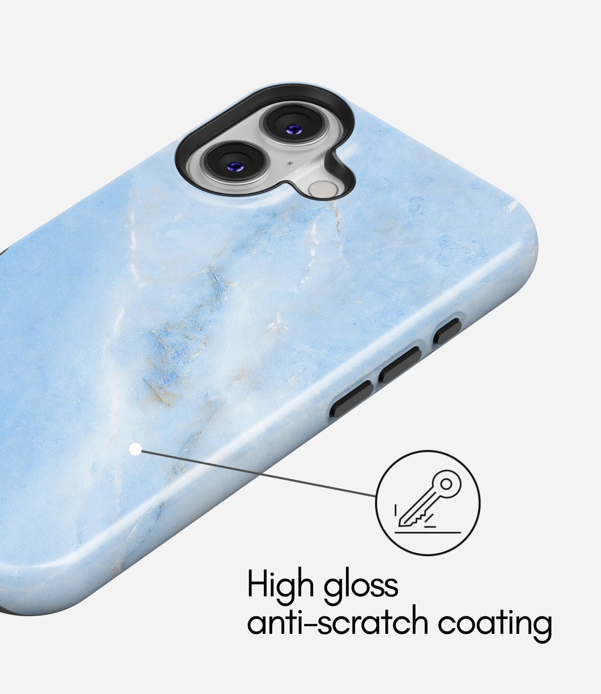 Frozen Veins Premium Tough Shining Phone Case (Double Layer) Available For All iPhone Models