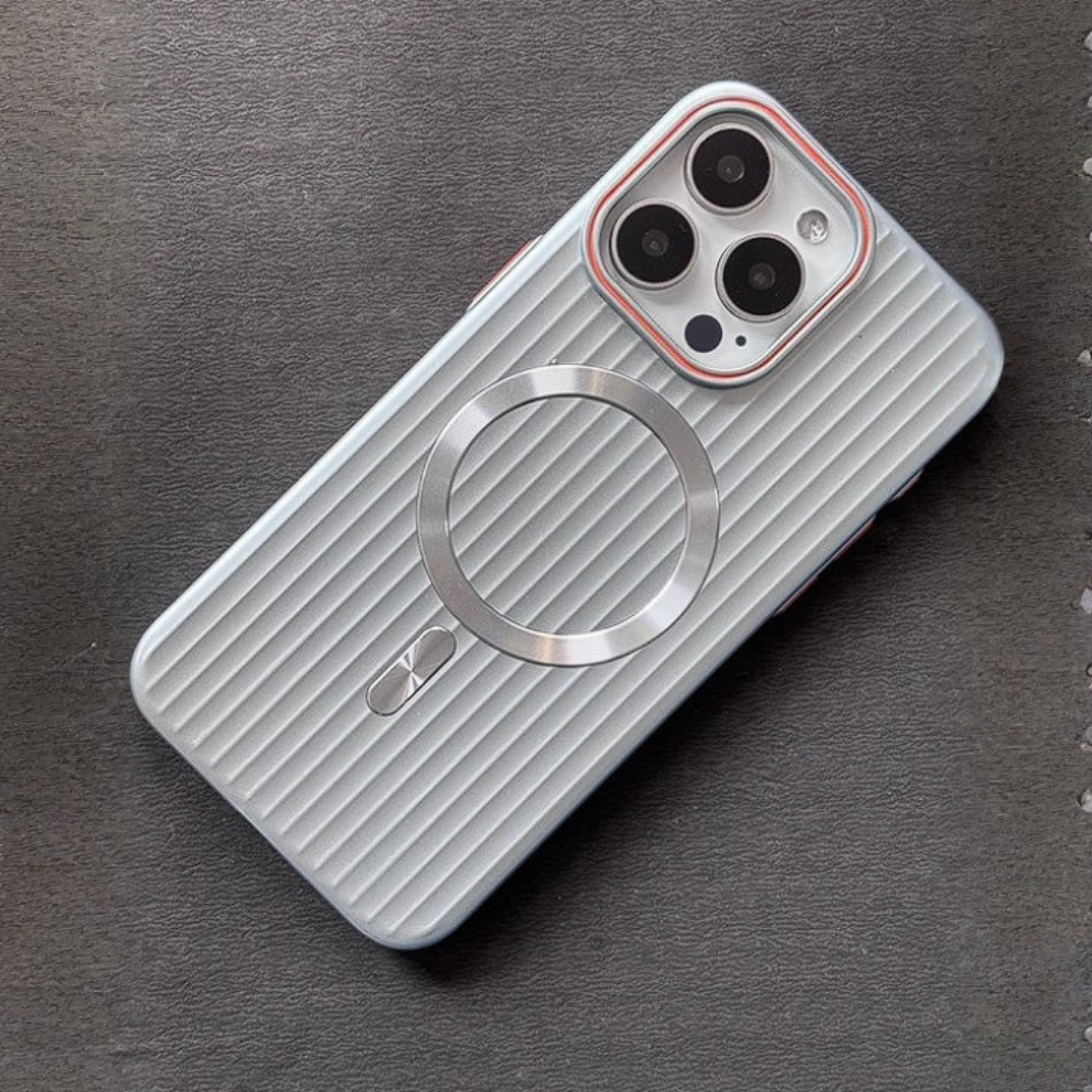 Striped Matte Magnetic Phone Case
