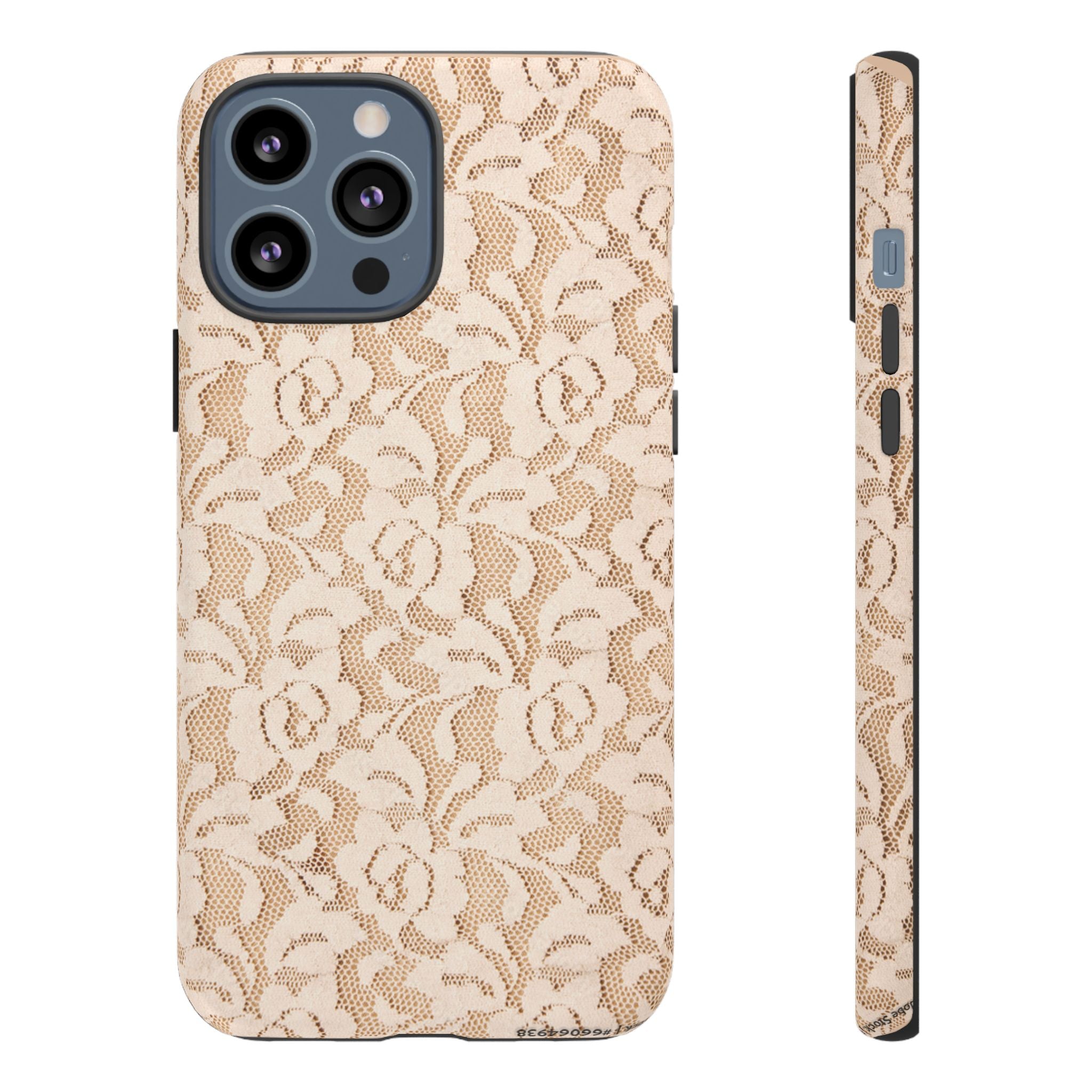 Coastal Toile Tough Case  Available For All iPhone Models