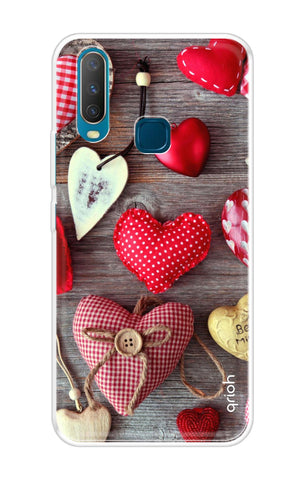 Valentine Hearts Soft Cover for Vivo Y17