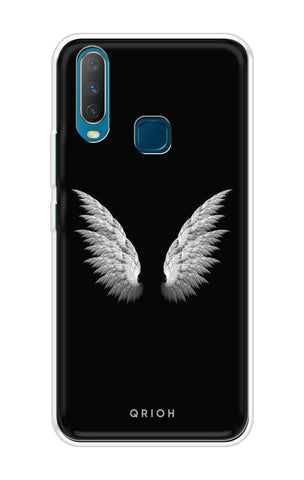White Angel Wings Soft Cover for Vivo Y17