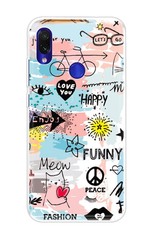 Happy Doodle Soft Cover for Xiaomi Redmi Y3