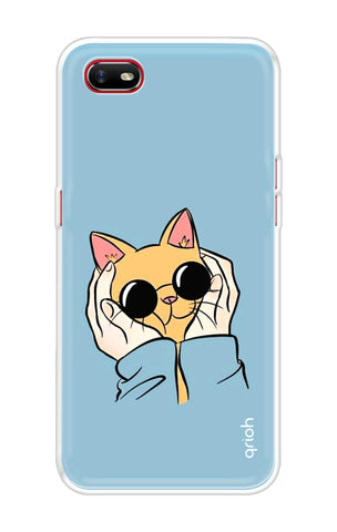 Attitude Cat Soft Cover for Oppo A1k