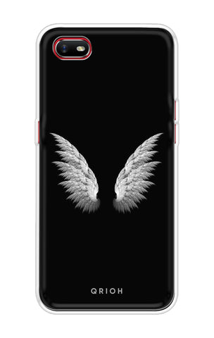 White Angel Wings Soft Cover for Oppo A1k