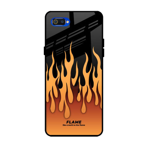 Fire Flame Glossy Case for Realme C2