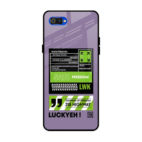 Run & Freedom Glossy Case for Realme C2