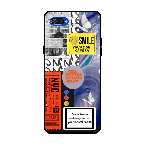 Smile for Camera Glossy Case for Realme C2