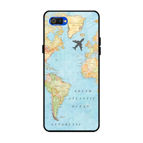 Travel Map Glossy Case for Realme C2