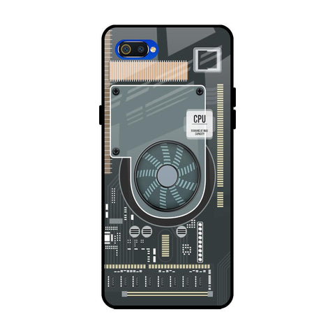 Motherboard Circuit Glossy Case for Realme C2