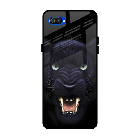 Angry Black Leopard Glossy Case for Realme C2