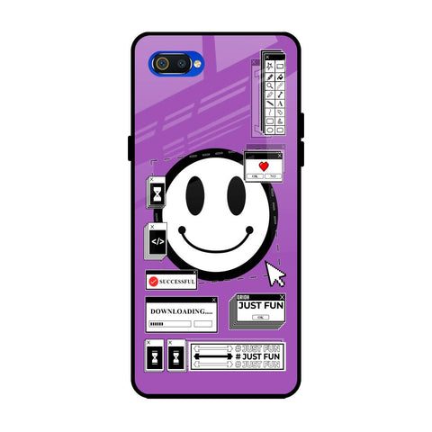 Code with Smile Glossy Case for Realme C2