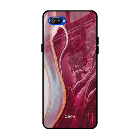 Crimson Ruby Glossy Case for Realme C2