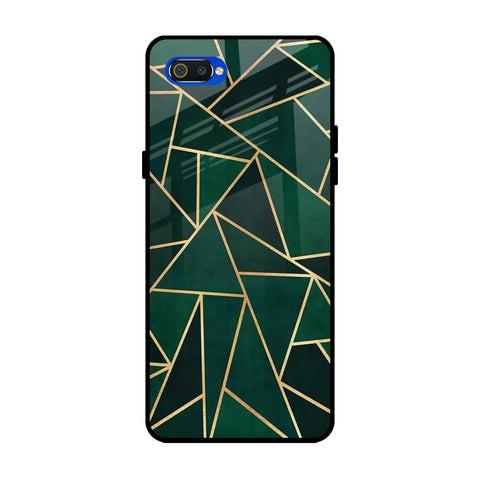 Abstract Green Glossy Case For Realme C2