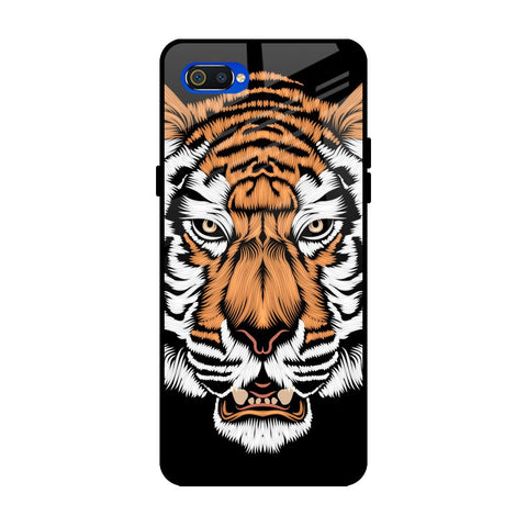 Angry Tiger Glossy Case For Realme C2