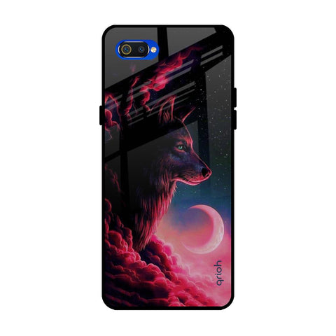 Moon Wolf Glossy Case for Realme C2