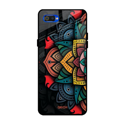 Retro Gorgeous Flower Glossy Case for Realme C2
