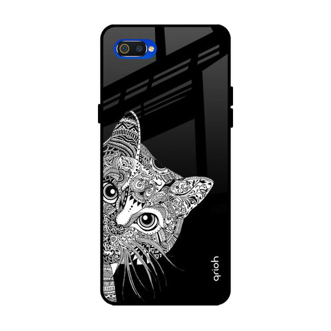 Kitten Mandala Glossy Case for Realme C2