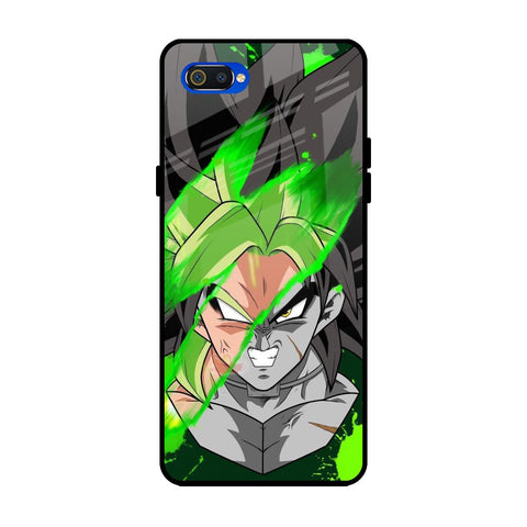 Anime Green Splash Glossy Case for Realme C2