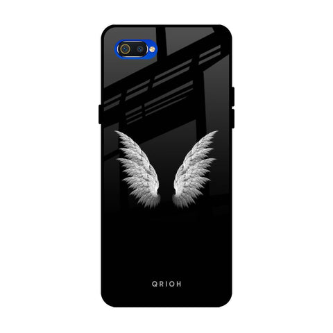 White Angel Wings Glossy Case for Realme C2