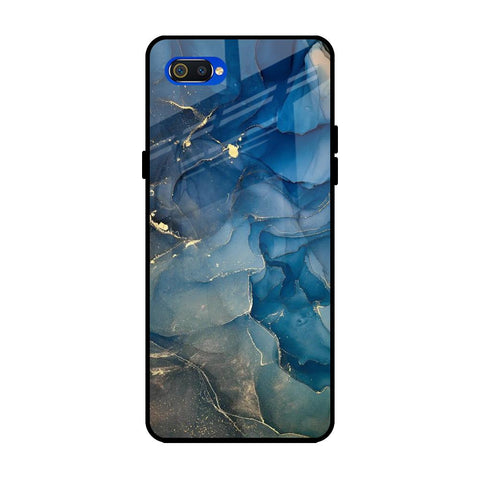 Blue Cool Marble Glossy Case for Realme C2