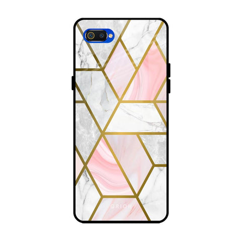 Geometrical Marble Glossy Case for Realme C2