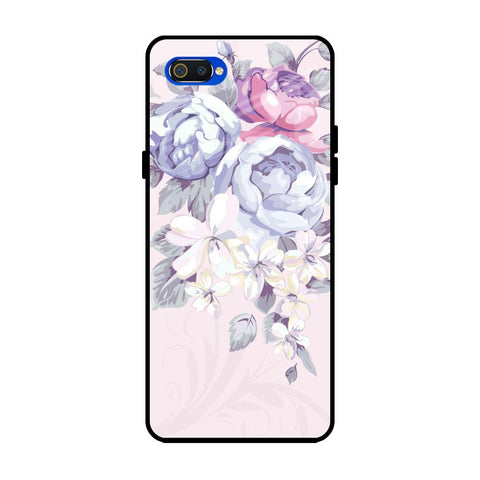 Elegant Floral Glossy case for Realme C2