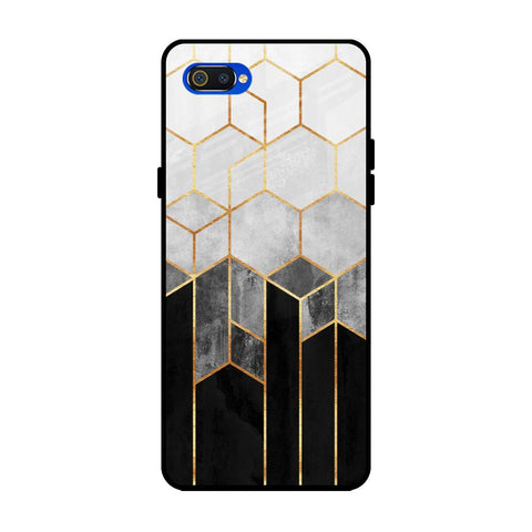 Tricolor Pattern Glossy Case for Realme C2