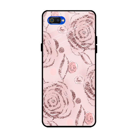 Shimmer Roses Glossy case for Realme C2