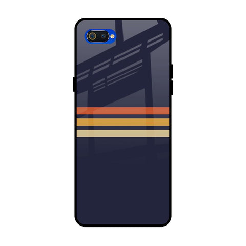 Tricolor Stripes Glossy Case For Realme C2