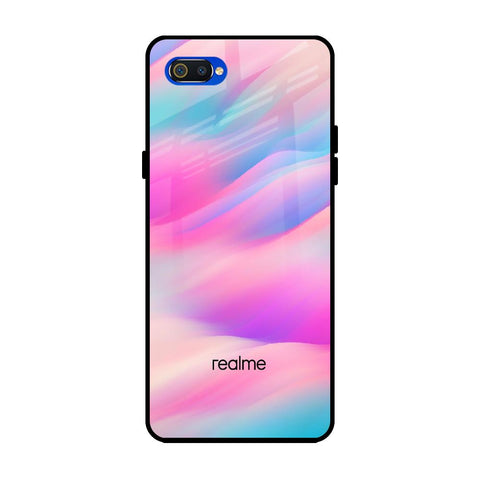 Colorful Waves Glossy case for Realme C2