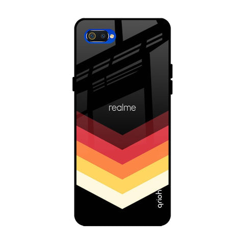 Abstract Arrow Pattern Glossy Case For Realme C2