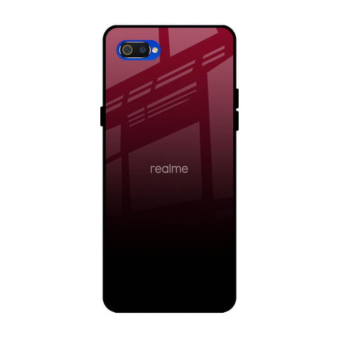 Wine Red Glossy Case For Realme C2