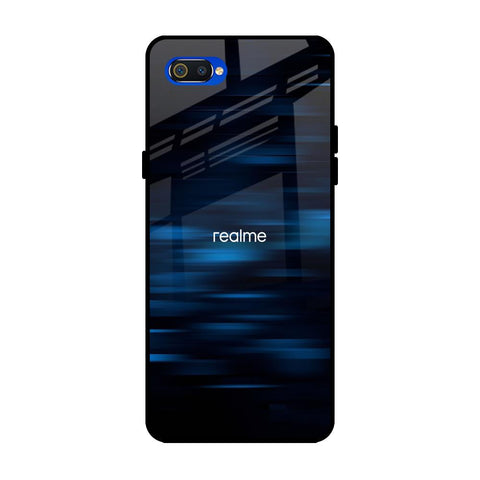 Blue Rough Abstract Glossy Case for Realme C2