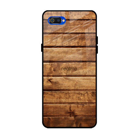 Wooden Planks Glossy Case for Realme C2