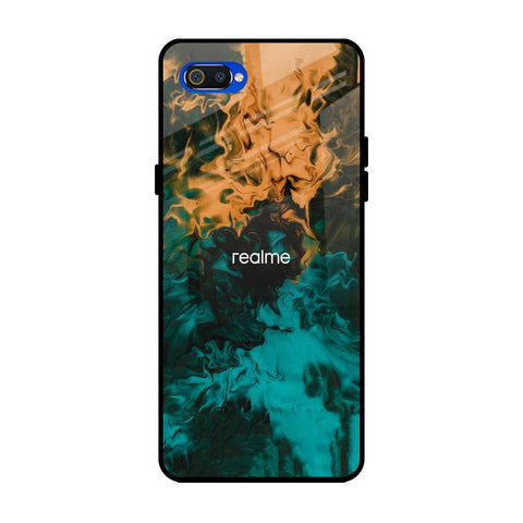 Watercolor Wave Glossy Case for Realme C2