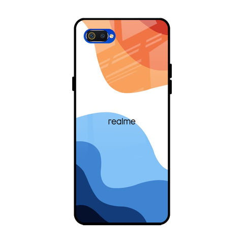 Wavy Color Pattern Glossy Case for Realme C2