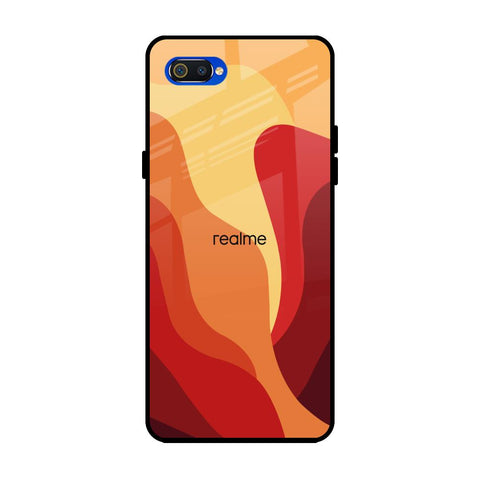 Magma Color Pattern Glossy Case for Realme C2